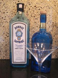 Sapphire and Bluecoat gins